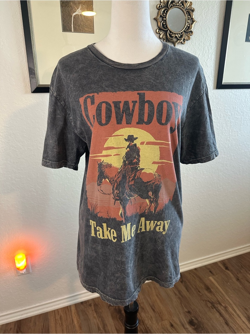 Cowboy Take Me Away Graphic T-shirt